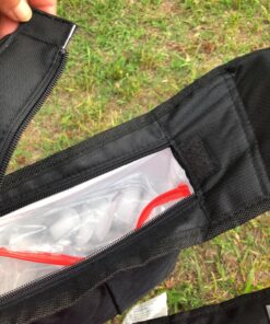 Coleman Portable Camping Chair with 4-Can Cooler, Fully Cushioned Seat and Back with Side Pocket and Cup Holder, Carry Bag Included, Collapsible Chair for Camping, Tailgates, Beach, and Sports Black 34 81A4uMk9rmL