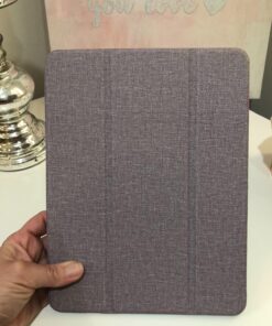 Soke iPad 6th/5th Generation Case with Pencil Holder, Smart iPad 9.7 inch Cases Trifold Stand with Shockproof Soft TPU Back Cover and Auto Sleep/Wake Function for Apple iPad 2018/2017, Violet 92 81A6NLw6nrL