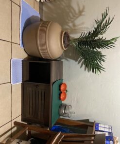 Good Pet Stuff, The Original Hidden Litter Box, Artificial Plants & Enclosed Cat Planter Litter Box, Vented & Odor Filter, Easy to Clean, Mocha Brown , 20" wide x 19 3/4" 64 81A8MdRJO2L