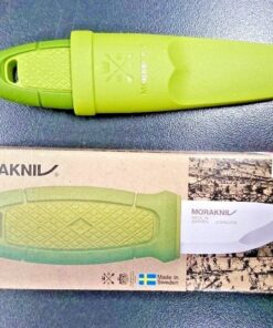 Alternative view of Morakniv Eldris Fixed-Blade Pocket-Sized Knife with Sandvik Stainless Steel Blade and Plastic Sheath 2.2-Inch. Green