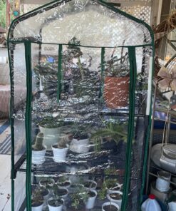 Gardman R687 4-Tier Mini Greenhouse, 27" Long x 18" Wide x 63" High,Black 36 81A9CKdT0uL