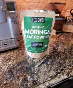 FGO Organic Moringa Oleifera Leaf Powder, 100% Raw from India, 16oz (Pack of 1) 1 Pound (Pack of 1) 35 81AAbsUzy5L