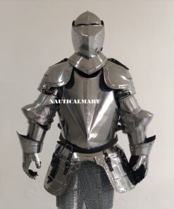 Medieval Knight Suit of Armor Costume - LARP Wearable Authentic 13 81ACrrVpOOL