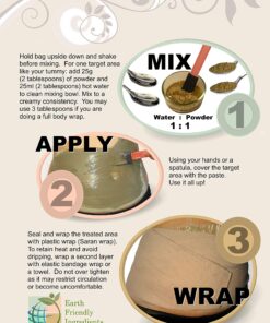 Neutripure DIY Body Wrap: SPA Formula for Home Use: Seaweed, Healing Clay, Garcinia Cambogia, and Dead Sea Salt 16 81AE8UicyES