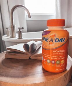 One A Day Women’s Multivitamin, Supplement with Vitamin A, Vitamin C, Vitamin D, Vitamin E and Zinc for Immune Health Support, B12, Biotin, Calcium & More, Tablet, 100 count 32 81AEI1lE7WL 1