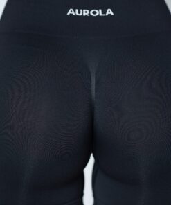 AUROLA Dream Collection Workout Shorts for Women Scrunch Seamless Soft High Waist Gym Shorts Medium Dark Black 19 81AEf9aQl0L