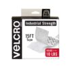VELCRO Brand Industrial Strength Fasteners | Stick-On Adhesive | Professional Grade Heavy Duty Strength Holds up to 10 lbs on Smooth Surfaces | Indoor Outdoor Use | 15ft x 2in Tape, White 3 81AFucrbMQL