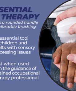 Wilbarger Therapy Brush, 2 Pack – Therapressure Brush for Occupational Therapy for Sensory Brushing – Designed by Patricia Wilbarger – Use as Part of the Wilbarger Brushing Protocol 15 81AHd0wXUL