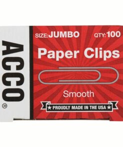 ACCO Paper Clips, Jumbo, Smooth, Economy, 10 Boxes, 100/Box (72580),Silver 25 81AJY7rRkrL