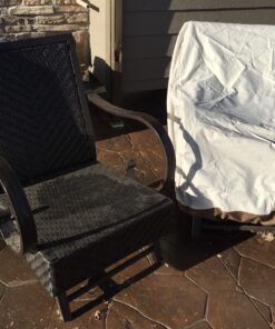 Amazon Basics Adirondack-Chair Outdoor Patio Furniture Cover, Beige / Tan 1-Pack Adirondack Chair 19 81AL2qDiioL