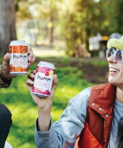 Humm Probiotic Kombucha Zero Sugar Variety Pack - No Refrigeration Needed, Keto Friendly, Organic, Vegan, Gluten Free - 12oz Cans (16 Pack) 15 81ALFXX0veL