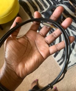 Amazon Basics 3.5mm Aux Jack Audio Extension Cable, Male to Female, Adapter for Headphone or Smartphone, 6 Foot, Black 6 Feet 1-Pack 29 81AN89m1jpL