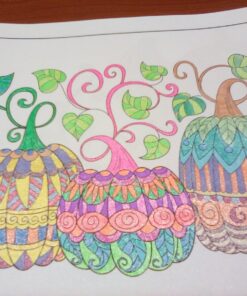 Alternative view of Thanksgiving Adult Coloring Book