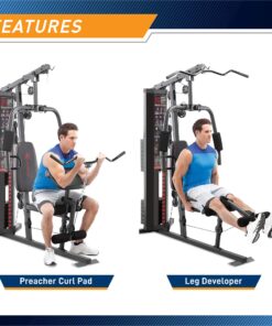 Marcy 150-lb Multifunctional Home Gym Station for Total Body Training MWM-990 25 81ANJImIHvL