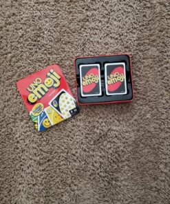 UNO Emoji Card Game for Family Night, Travel Game with Emoji Graphics & Special Rule for 2-10 Players 8 81ANP5HhfSL