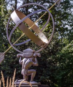 Good Directions Atlas Armillary Sundial Pewter 14 81AO218oHAL