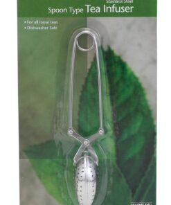 HIC Long Handle Loose Leaf Snap Tea Infuser Spoon, 18/8 Stainless Steel Mesh, 1.5-Inch Infuser Spoon, Carded Single 12 81AOm1An94L