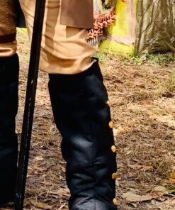 Forum Novelties Men's Adult Steampunk Suede Spats Costume Accessory One Size Black 26 81APXbZeadL