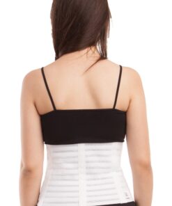 GABRIALLA Breathable Abdominal Binder for Women, Ideal Wrap for Postpartum, C-Section, and Post Surgery Recovery, Body-Shaping Effect, 9” Wide, Made in USA, White, XL X-Large 9 81AQJiFo7L