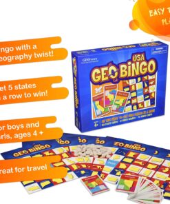 GeoBingo USA Educational Geography Board Game 8 81AQj5AfpyL