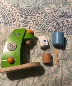 Hape Kid's Coffee Maker Wooden Play Kitchen Set with Accessories 25 81AQvvmU91L