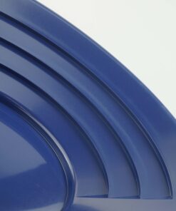 SE 14 Inch Gold Panning Pan - Dual Riffles for Easier Mining and Prospecting, Blue 14" 13 81AU96cIwvL