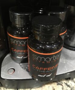 SmarterVitamins (3-Pack) 200mg Caffeine Pills with 100mg L-Theanine for Energy, Focus and Clarity + Coconut MCT Oil, Pre Workout, Nootropic Brain Booster, Extended Release Capsule 38 81AUp2j92nL