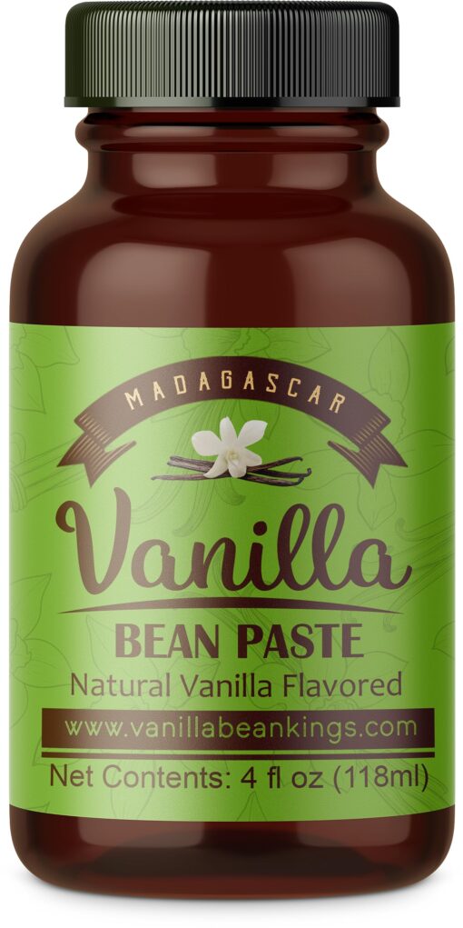 Vanilla Bean Paste for Baking and Cooking - Gourmet Madagascar Bourbon Blend made with Real Vanilla Seeds - 4 Ounces 4 Ounce (Pack of 1)