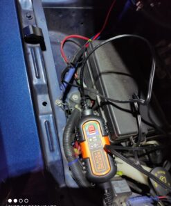 BLACK+DECKER BM3B Fully Automatic 6V/12V Battery Charger/Maintainer with Cable Clamps and O-Ring Terminals 42 81AWWsW emL