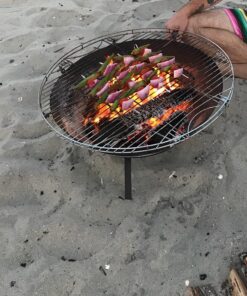 Esschert Design Steel Fire Bowl 23.75" dia. 8 81AX5pgZQML