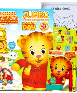 Daniel Tiger Coloring and Activity Book Set with Stickers and Crayons