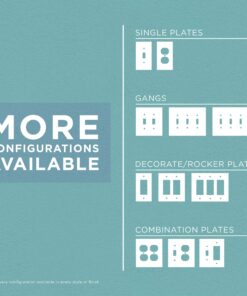 Franklin Brass Paisley Wall Plate, Tumbled Antique Brass Single Duplex Switch Cover, 1-Pack, 64045 22 81AXPfbm4L