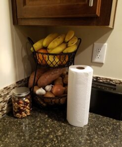 Gourmet Basics by Mikasa Loop and Lattice Wire Basket, Antique Black 26 81AXsHEzPsL