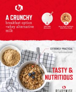 READYWISE - 72 Hours, 32 Servings, Emergency Food Supply, MRE, Pre-made, Freeze-Dried, Survival Food, Meal Essentials for, Camping, Hiking, and, Emergencies, Individually Packaged, 25-Year Shelf Life 19 81AZcDVim3L