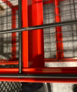 Muscle Rack UR184872-R 5-Shelf Steel Shelving Unit, 48" Width x 72" Height x 18" Length, Red 72" Height x 60" Width x 24" Depth 31 81AZnI4zQQL