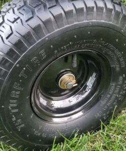 Gorilla Carts Heavy Duty Poly Yard Dump Cart Garden Wagon, Utility Wagon with Easy to Assemble Steel Frame, 1500 Pound Capacity, and 15 Inch Tires 25 81AZoJnz1L