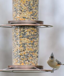 Perky-Pet 325C 2-Tier Copper Panorama Bird Feeder 2 Tier 14 81Ab7M43zWL