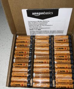 Amazon Basics 36-Pack AAA Alkaline High-Performance Batteries, 1.5 Volt, 10-Year Shelf Life 36 Count (Pack of 1) 34 81AbMO4dNGL