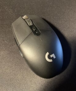 Logitech G305 LIGHTSPEED Wireless Gaming Mouse, Hero 12K Sensor, 12,000 DPI, Lightweight, 6 Programmable Buttons, 250h Battery Life, On-Board Memory, PC/Mac - Black 41 81AdJCFUCAL