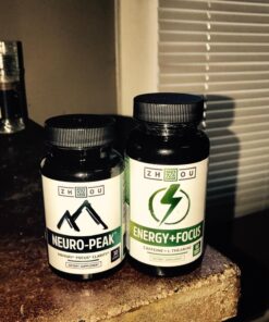 Zhou Natural Caffeine Pills 100mg with L-Theanine 200mg, Nootropic Supplement, Clean Energy, Endurance and MentalFocus, Non-GMO, Vegan, Gluten-Free, 60 Capsules 33 81AeBGToWVL