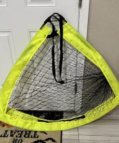 Franklin Sports Blackhawk Soccer Goal - Pop Up Backyard Soccer Nets - Foldable Indoor + Outdoor Soccer Goals - Portable Adult + Kids Soccer Goal 4' x 3' Optic Yellow 38 81Af6ZY0o3L
