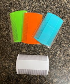 Honbay 4 Packs Combs Double sided Pet Combs, Cat Dog Pet Grooming Fine Tooth Hair Combs 19 81AfC1TLV0L