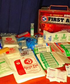 Be Smart Get Prepared First Aid Kit, 250 Piece. Exceeds OSHA ANSI Standards for Office, Home, Car, School, Emergency, Survival, Camping, Hunting, & Sports. FSA HSA 27 81AfkWUpBiL