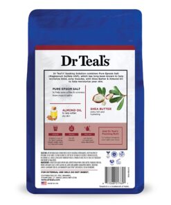 Dr Teal's Pure Epsom Salt Soak, Soften & Moisturize with Shea Butter & Almond Oil, 3lbs (Packaging May Vary) 19 81Afqll1k8L