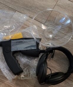 HAUSBELL Listening Device, Scientific Explorer Parabolic Microphone Bionic Ear Electronic Observing Listening Device Digital Device Nature Observing and Listening Device (Headphone Included) Black-headphone Included 37 81AhTGNBNL