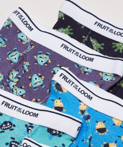 Fruit of the Loom Boys' Toddler 5 Pack Assorted Print & Solid Boxer Briefs 2-3T Multicolor/Assorted 9 81Ai9dRr4cL
