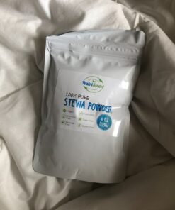 NatriSweet Stevia Powder, 4 oz, Pure Stevia Sweetener with No Additives, No Fillers, Zero Carbs, Zero Calorie, Organic Stevia Powder For Sugar Substitute, 300 Times Sweeter Than Sugar, 800+ Servings 34 81AiiALN7sL