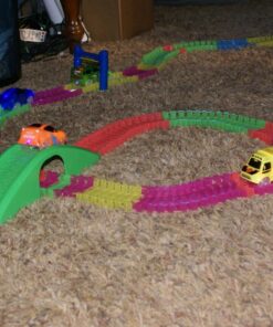 Mindscope Twister Trax Neon Glow in The Dark Track & Accessory Set w/Bridge & Tunnel 46 81Aj2Spb6VL