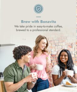 Bonavita 5 Cup Drip Coffee Maker Machine, One-Touch Pour Over Brewing w/Double Wall Thermal Carafe, SCA Certified, 1100 Watt, BPA Free, Dishwasher Safe, Stainless Steel, BV1500TS 26 81Aj9hpz1 L