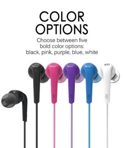 MEE audio Earphone Noise Isolating In-Ear Headphones with Memory Wire Wired Purple 17 81AkQD08VKL 2